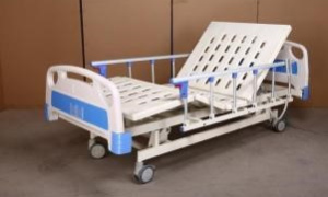 HLE502 5-Function Electric Hospital Bed 4 ABS guardrail