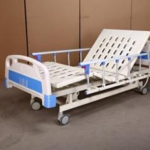 HLE502 5-Function Electric Hospital Bed 4 ABS guardrail